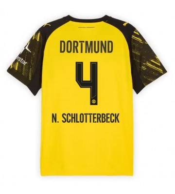 Borussia Dortmund Nico Schlotterbeck #4 Hjemmebanetrøje 2025-26 Kortærmet